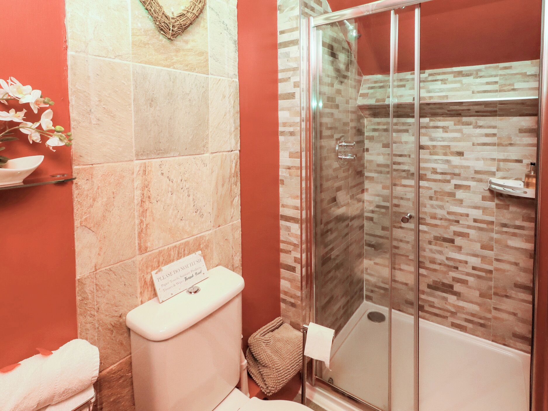 Shower, hair dryer