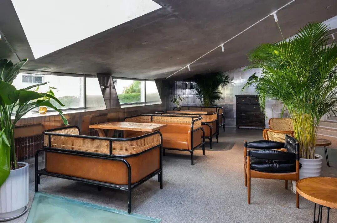 Sitteområde i lobbyen