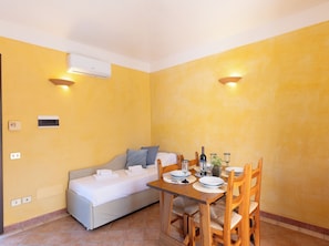 Apartment, 1 Bedroom, Balcony, Garden View | Living room - Holiday Home in a Private Residence (Pula)