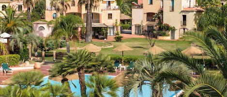 Apartment, 1 Bedroom, Balcony, Garden View | Pool | Outdoor pool