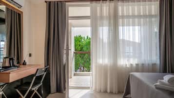 Deluxe-Suite, Balkon, Stadtblick | Blick auf die Stadt