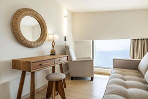 Villa Luxe, 2 chambres, piscine privée, vue océan | Coin séjour