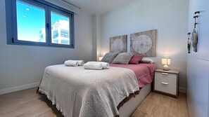 Iron/ironing board, WiFi, bed sheets