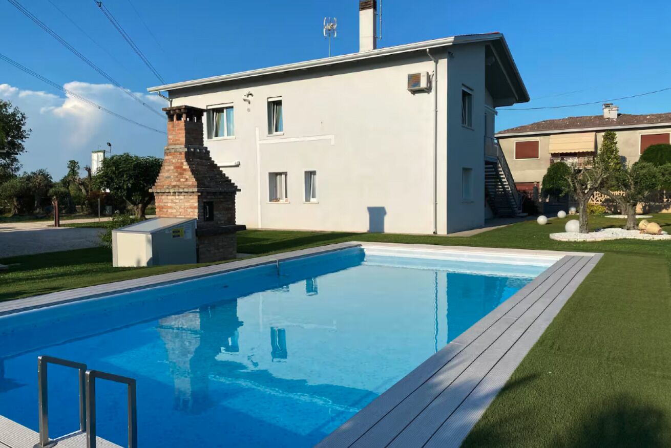 Una piscina riscaldata