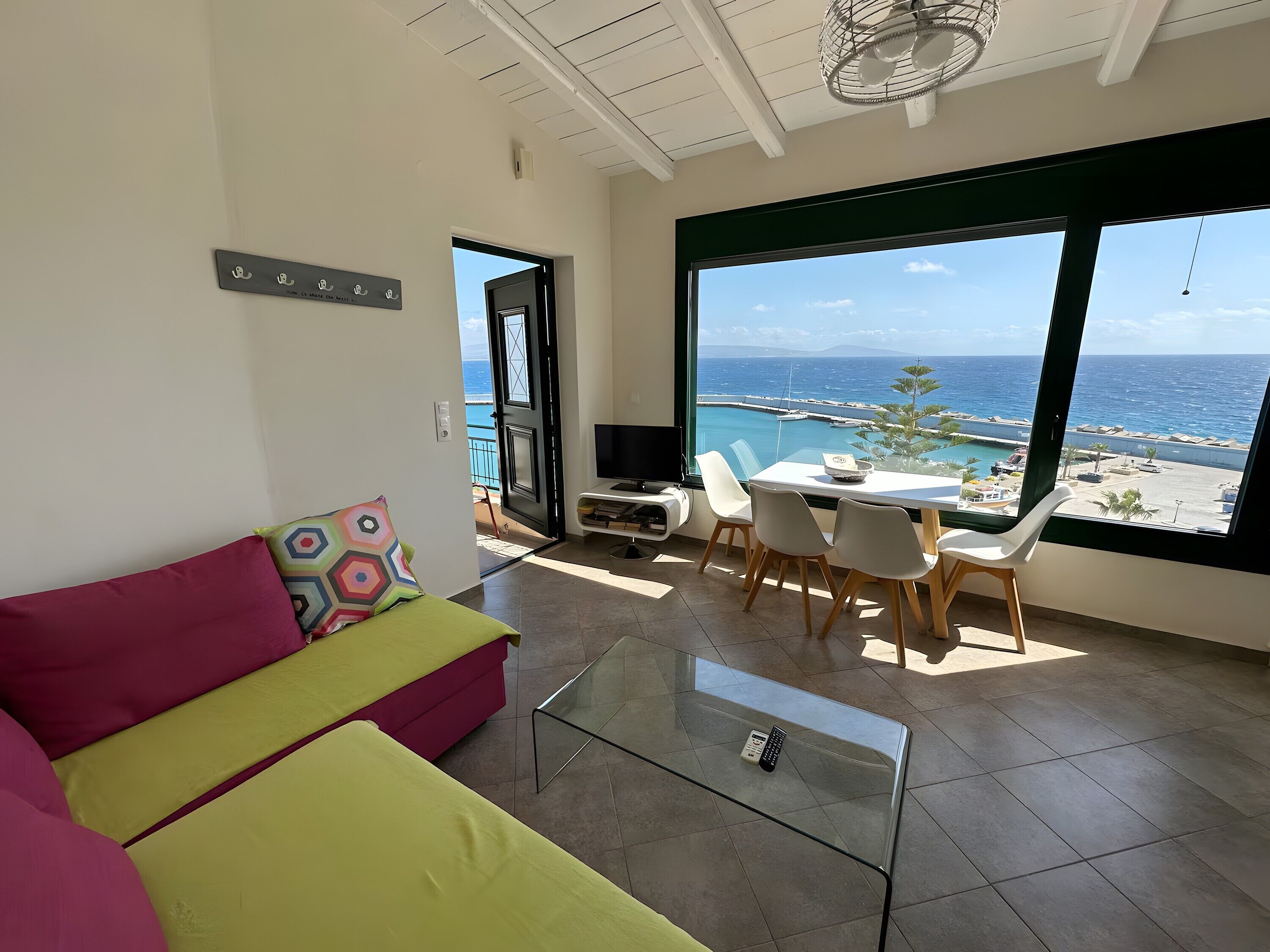 TV, DVD player, stereo