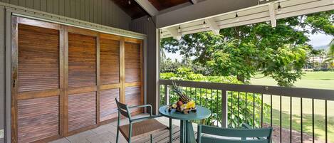 Condo, Multiple Beds, Lanai, Golf View (Kanaloa at Keauhou 1004) | Outdoor dining