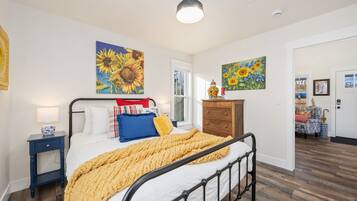 Desk, iron/ironing board, travel crib, internet