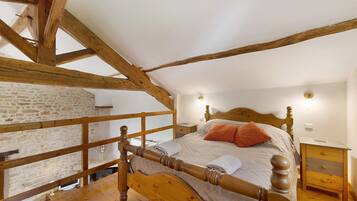 1 makuuhuone, vuodevaatteet