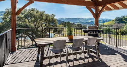 Private pond & views of rolling green hills
