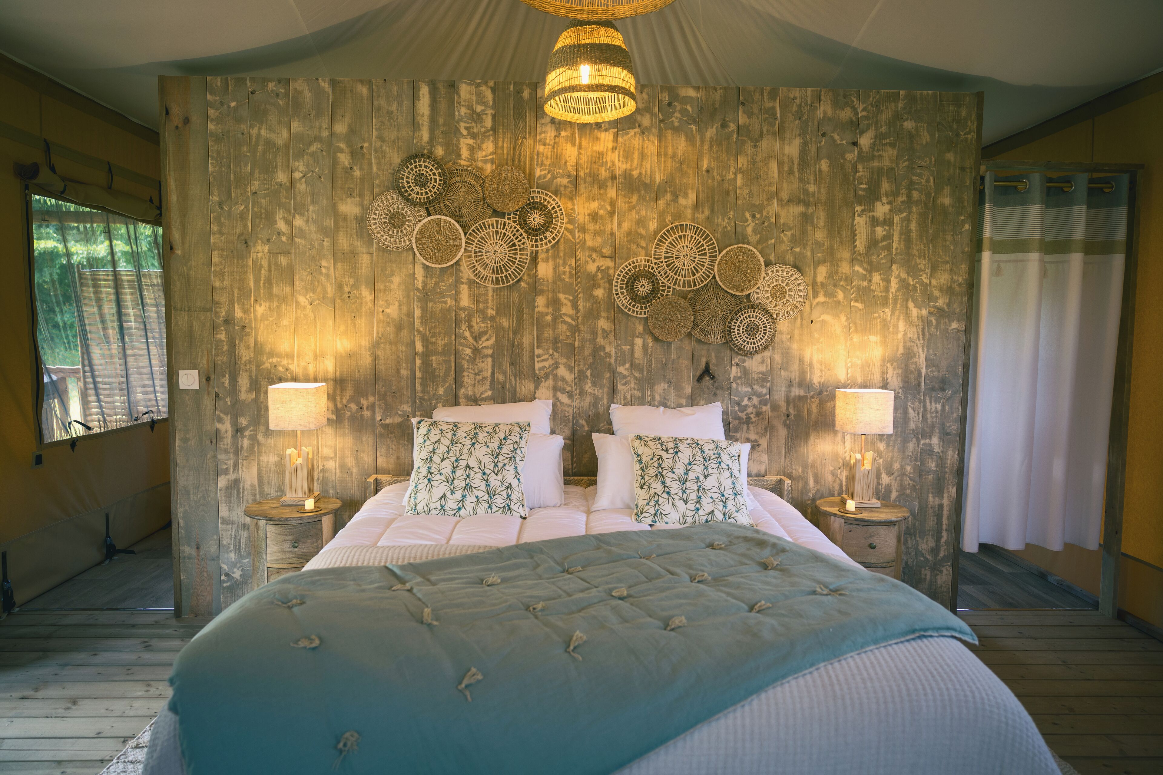 Lyxtält (Santoline) | Minibar, värdeförvaringsskåp på rummet, gratis wi-fi och sängkläder