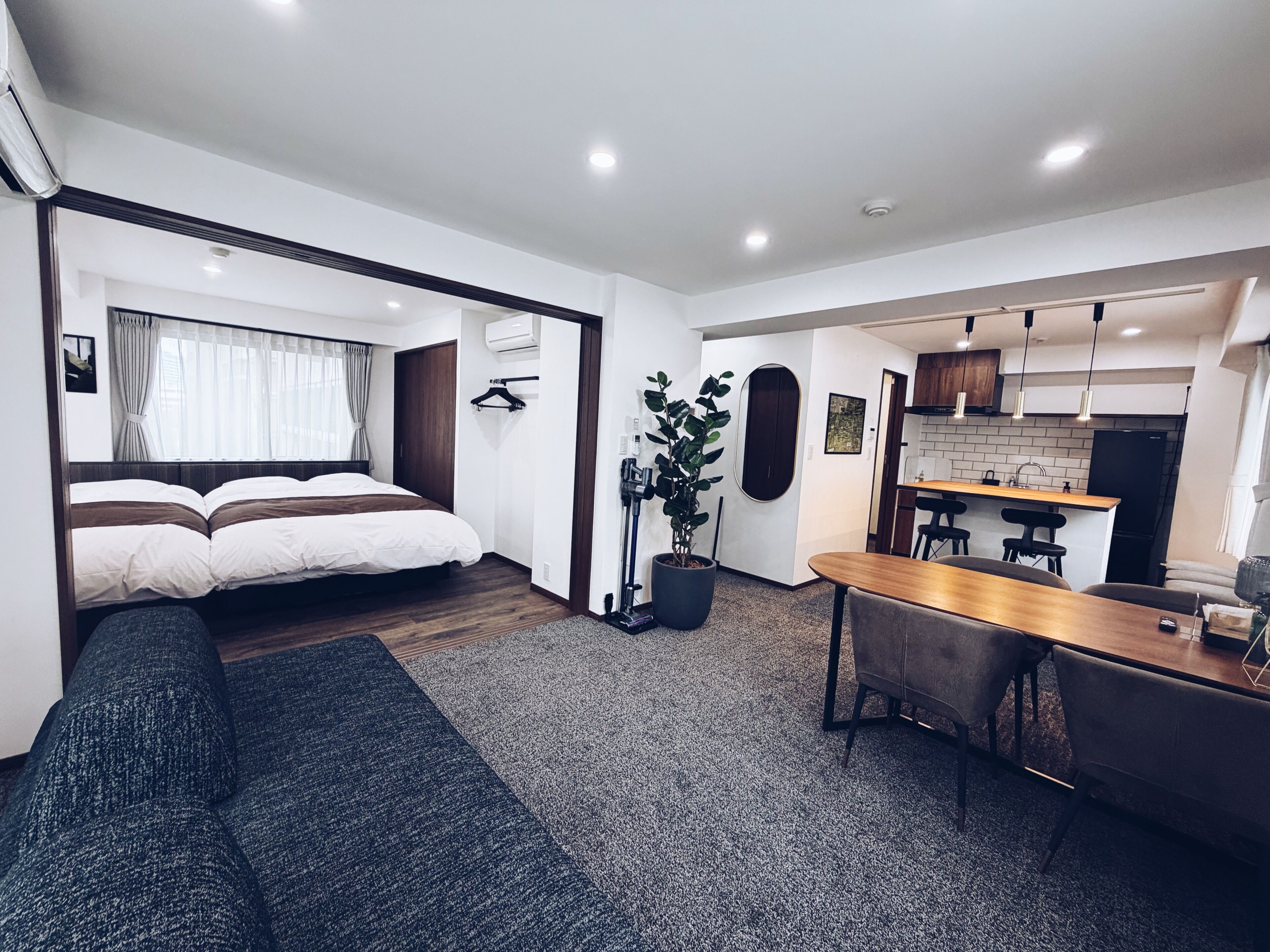 In-room safe, desk, laptop workspace, blackout curtains