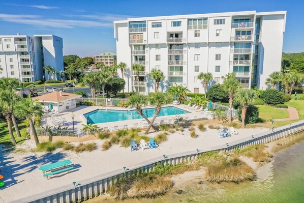 Condo, Plusieurs lits (Dolphin Point #406A) | Piscine | Piscine extérieure, piscine chauffée