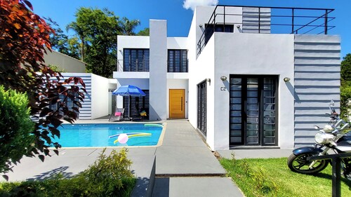 Condominium House Pessegueiros Farm in Ibiúna - Heated Pool/Barbecue