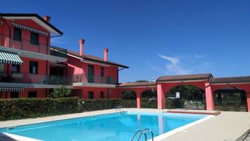 Apartment, 1 Bedroom, Balcony | Pool | Outdoor pool