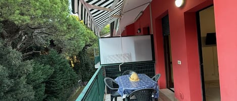 Appartement, 1 chambre, balcon | Balcon