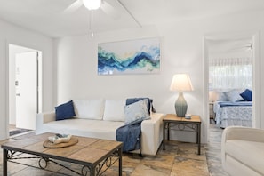 Comfort Condo, Pool View | Living area | 42-inch Smart TV with cable channels - Pompano 3225 20A (Pompano Beach)