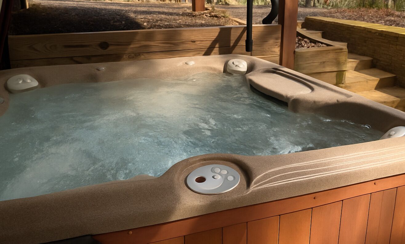 مغطس سبا خارجي