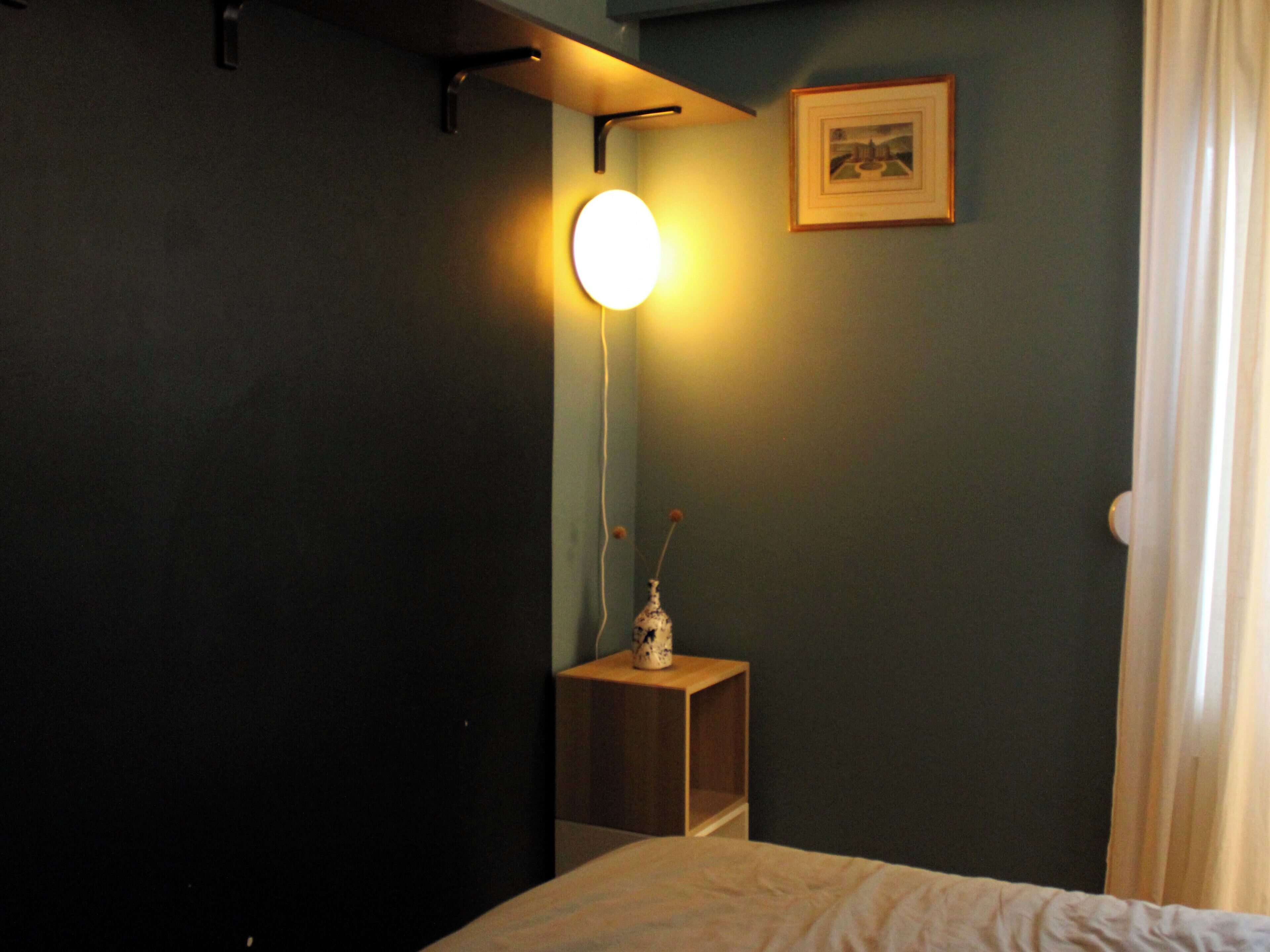 1 slaapkamer, een strijkplank/strijkijzer, wifi, beddengoed