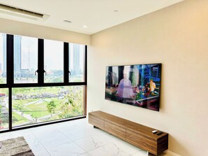 Apartamento empresarial | Área de estar