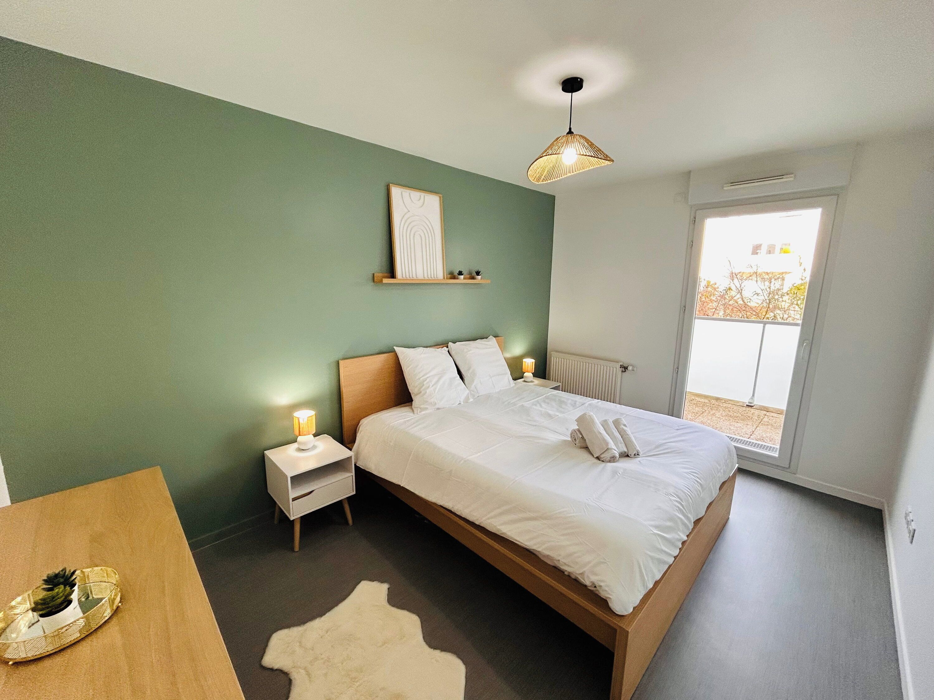 1 Schlafzimmer, WLAN, Bettwäsche, Rollstuhlgeeignet