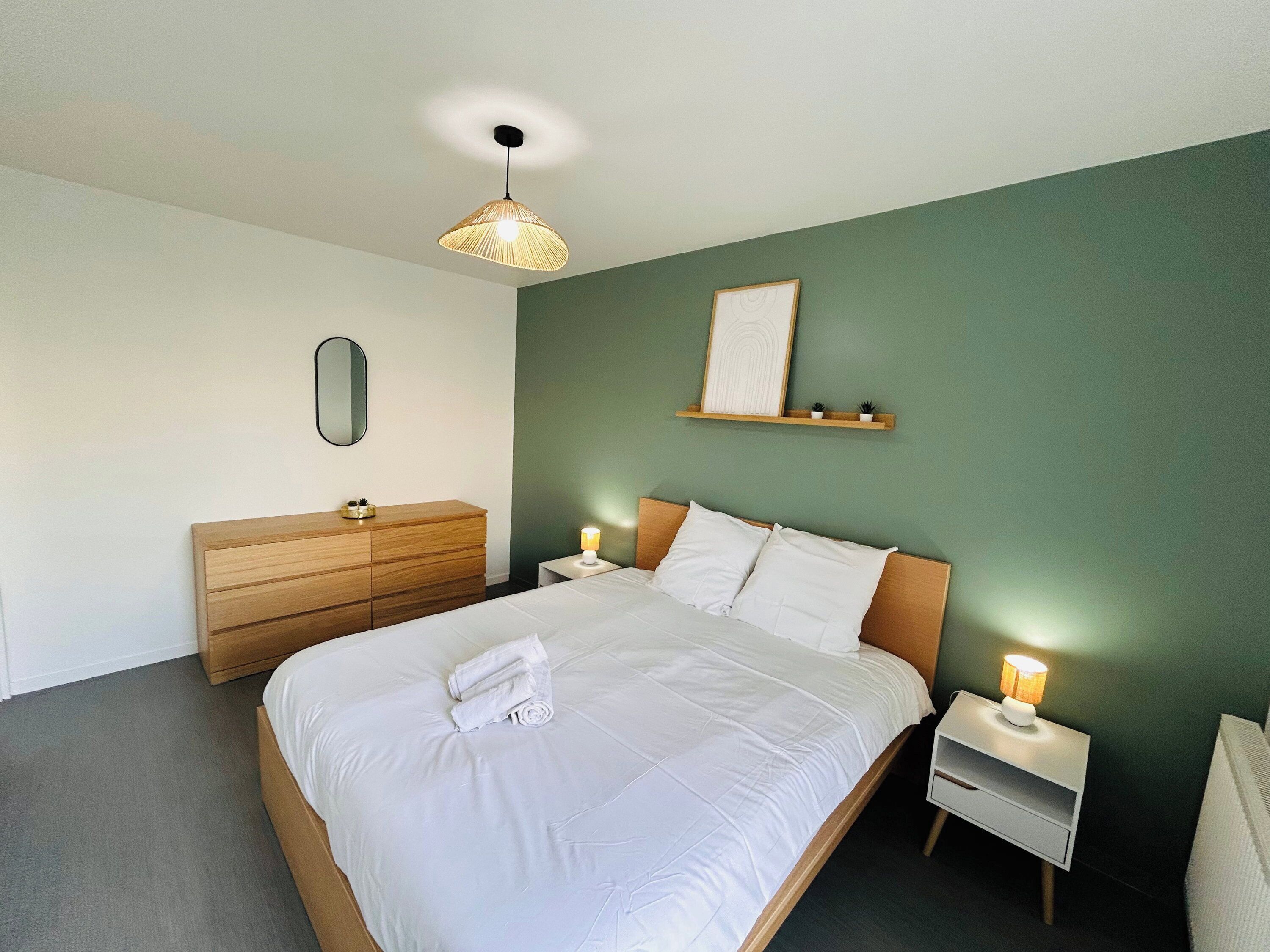 1 chambre, Wi-Fi, draps fournis, accès pour personnes à mobilité réduite