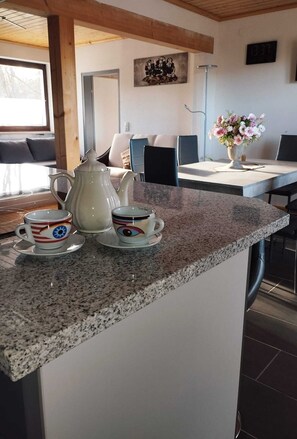 Dining - Vacation apartment in the Franconian Forest (Nordhalben)