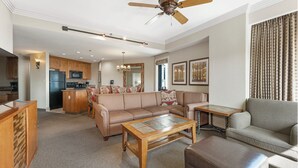 Villa, 2 habitaciones, accesible para personas con discapacidad | Sala de estar