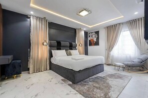 Economy Apartment, Balcony, City View | In-room safe, desk, laptop workspace, blackout drapes - Regent Service Apartment  (Abuja)