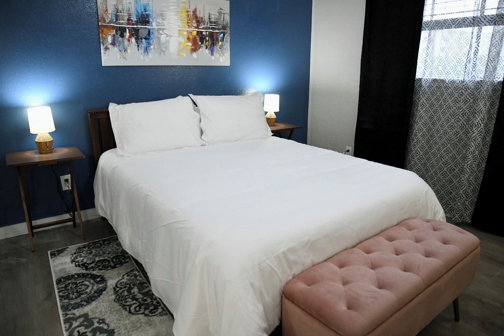 Iron/ironing board, free WiFi, bed sheets