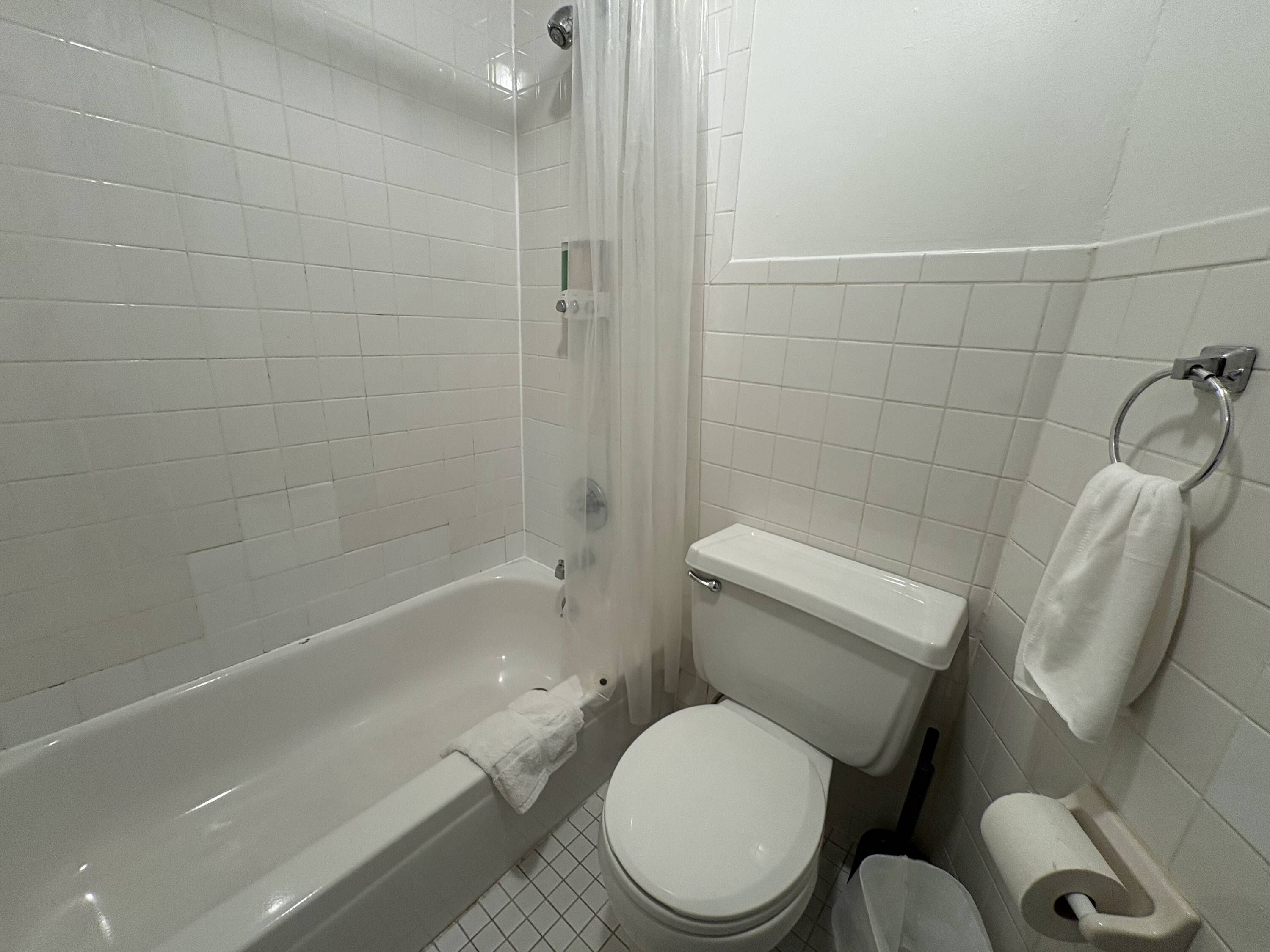 Haartrockner, Handtücher, Seife, Shampoo