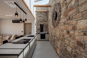 Fridge, oven, stovetop, dishwasher - Villa Myrdora, Divine Sea & City Views, Private Pool, Furnished Terrace, Naxos (Naxos)