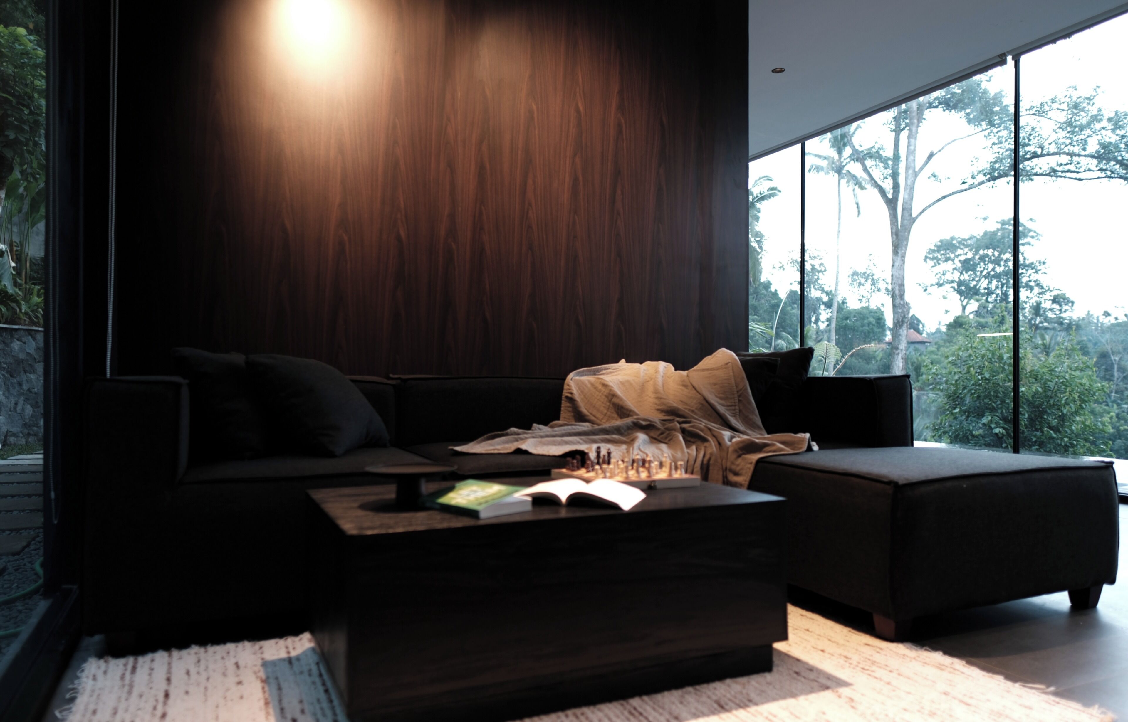 Vila Eksklusif, 1 kamar tidur, Bebas Asap Rokok, pemandangan lembah | Ruang keluarga | Smart speaker