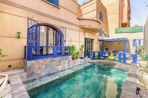 Pool - Beautiful Art Deco villa in the city center, 5 bedrooms (Marrakech)