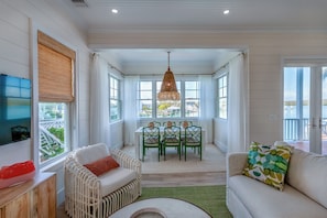 Living area - 1 Bedroom Villa - Sunset Point, Abaco -SeaScape Villa # 9 (Elbow cay)