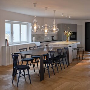Dining - Castle View | Terrace | Center - 150m Penthouse (Prague)