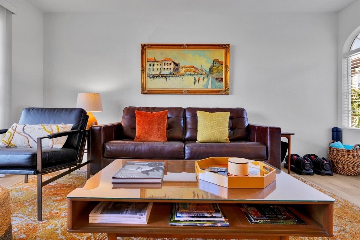 Appartement, 1 queensize bed, terras, uitzicht op tuin (Parocela P113) | Woonruimte