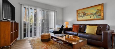 Condo, 1 cama Queen, varanda, vista para o jardim (Parocela P113) | Área de estar