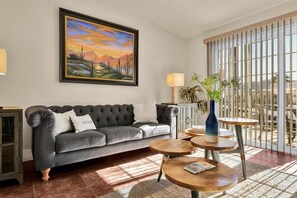 Condo, Multiple Beds, Balcony, Mountain View (Parocela B10) | Living area - Sunset Vista Retreat (Palm Springs)