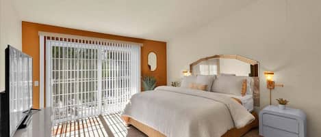 2 bedrooms, individually decorated, individually furnished