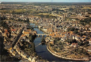 Aerial view - Maison du Jardinier 1 à 4 personnes (Argenton-sur-Creuse)