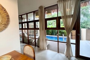 Vue depuis l’hébergement