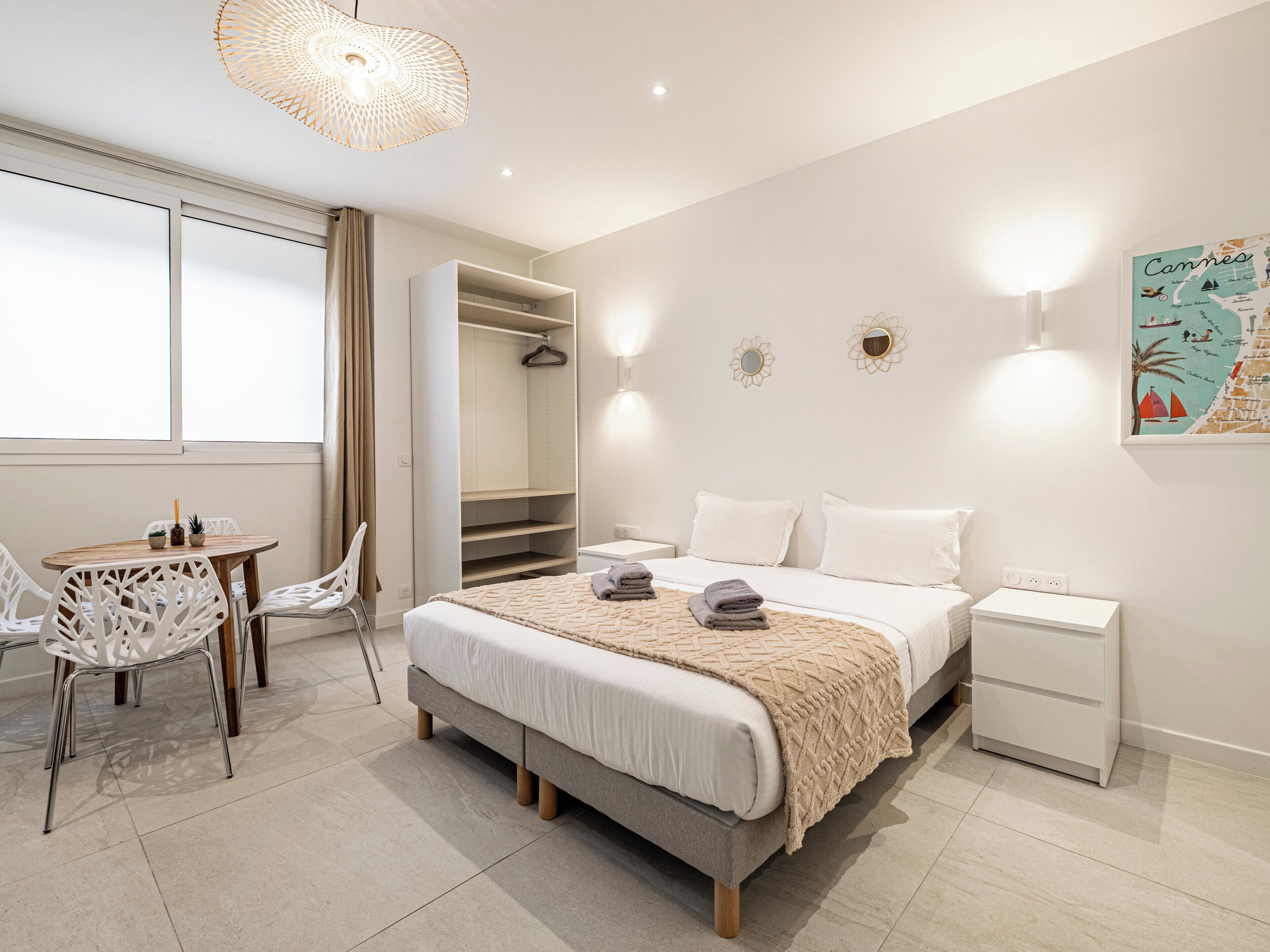 1 間睡房、熨斗/熨衫板、Wi-Fi、床單