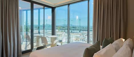 Suite, 1 King Bed, Terrace, City View (Living Room;with Sofabed)