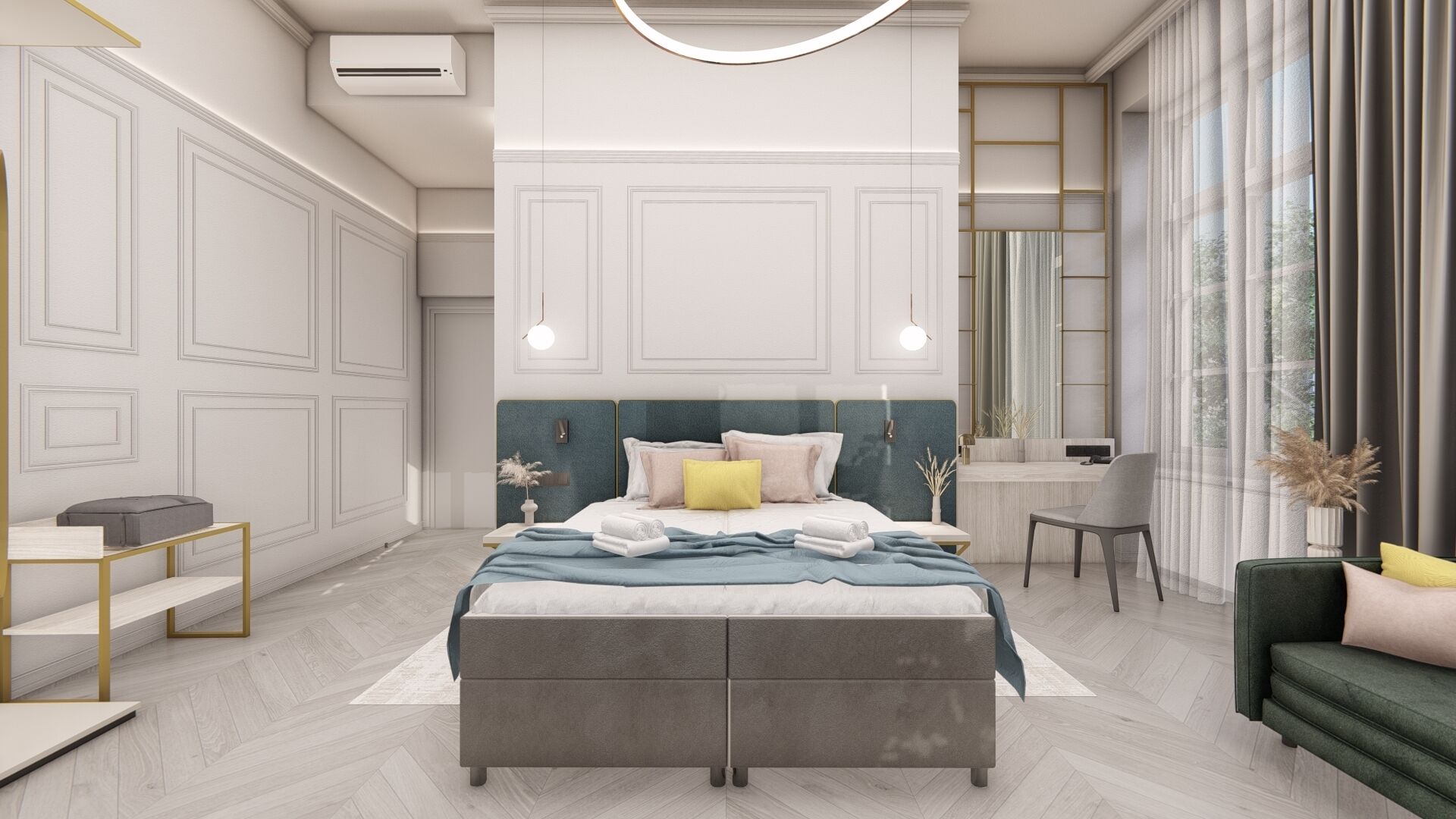 Junior-Suite | Hochwertige Bettwaren, Betten mit Memory-Foam-Matratzen, Zimmersafe