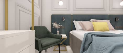 Chambre Double Supérieure | Literie de qualité supérieure, matelas mémoire de forme