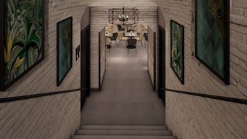 Café da manhã com buffet todos os dias (EUR 15 por pessoa)