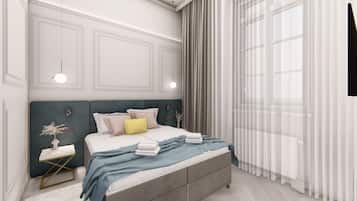 Phòng 2 giường đơn Tiêu chuẩn | Bộ đồ giường cao cấp, nệm cao su hoạt tính (memory foam)