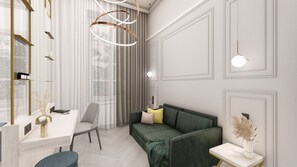 أغطية فراش متميزة وأسرّة بإسفنج يتكيف مع شكل الجسم وخزنة داخل الغرفة