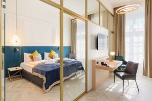 Deluxe-suite | Premium-sengetøj, senge med madrasser af memory foam