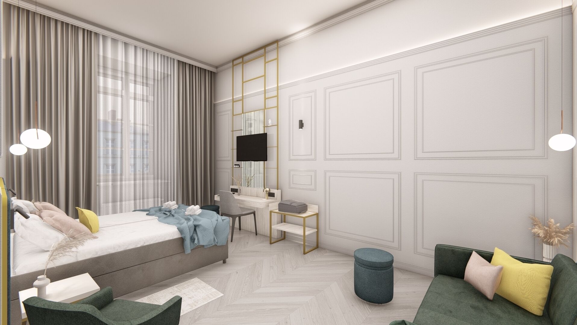 Superior-Zweibettzimmer | Hochwertige Bettwaren, Betten mit Memory-Foam-Matratzen, Zimmersafe